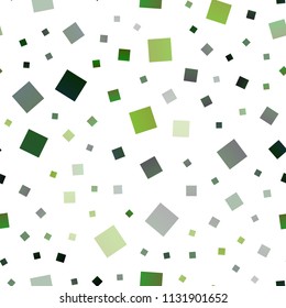 Light Green vector seamless backdrop with rectangles, squares. Modern abstract illustration with colorful rectangles. Pattern for busines ad, booklets, leaflets