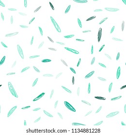 Light Green vector seamless backdrop with dots. Beautiful colored illustration with blurred circles in nature style. Pattern can be used for futuristic ad, booklets.