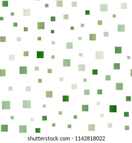 Light Green vector seamless backdrop with rectangles, squares. Decorative design in abstract style with rectangles. Smart design for your business advert.