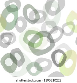 Light Green vector seamless backdrop with dots, spots. Illustration with set of shining colorful abstract circles. Template for business cards, websites.