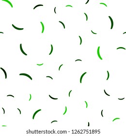 Light Green vector seamless backdrop with wry lines. A completely new colorful illustration in simple style. New composition for your brand book.