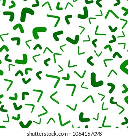 Light Green vector seamless  background with bubble shapes. A vague circumflex abstract illustration with gradient. A completely new template for your business design.