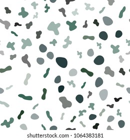 Light Green vector seamless background with liquid shapes. Geometric illustration in marble style with gradient.  The template for cell phone backgrounds.