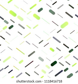 Light Green vector seamless background with straight lines. Modern geometrical abstract illustration with staves. The pattern can be used for websites.