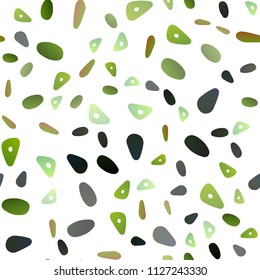 Light Green vector seamless background with triangles, circles. Abstract gradient illustration with circles, triangles. Best design for your ad, poster, banner.