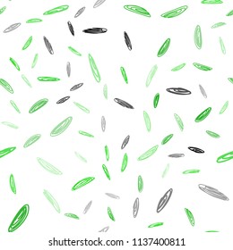 Light Green vector seamless background with bubbles. Abstract illustration with colored bubbles in nature style. Beautiful design for your business advert.