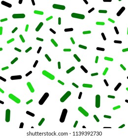 Light Green vector seamless background with straight lines. Shining colored illustration with sharp stripes. Pattern for ads, posters, banners.