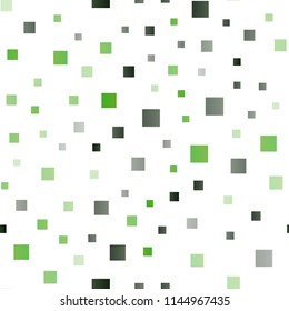 Light Green vector seamless background with rectangles. Decorative design in abstract style with rectangles. Pattern for busines ad, booklets, leaflets
