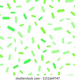 Light Green vector seamless background with straight lines. Shining colored illustration with sharp stripes. The pattern for ad, booklets, leaflets.