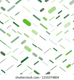 Light Green vector seamless background with straight lines. Shining colored illustration with narrow lines. Smart design for your business advert.