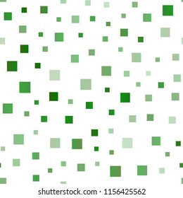 Light Green vector seamless background with rectangles. Abstract gradient illustration with rectangles. Best design for your ad, poster, banner.