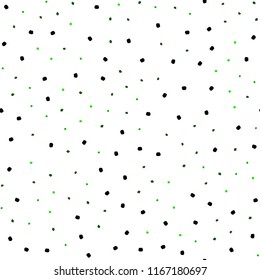 Light Green vector seamless background with bubbles. Abstract illustration with colored bubbles in nature style. Pattern for design of window blinds, curtains.