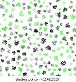 Light Green vector seamless background with straight lines. Lines on blurred abstract background with gradient. Template for your beautiful backgrounds.