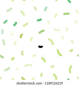 Light Green vector seamless background with abstract circles. Colorful abstract illustration with gradient lines. Marble design for your web site.