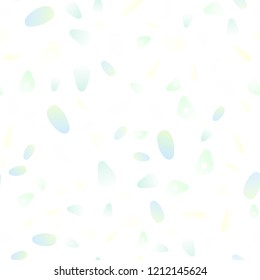 Light Green vector seamless background with triangles, circles. Illustration with set of colorful circles, triangles. Pattern for commercials.