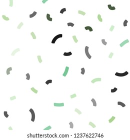 Light Green vector seamless background with abstract circles. Creative geometric illustration in marble style with gradient. Brand new design for your ads, poster, banner.