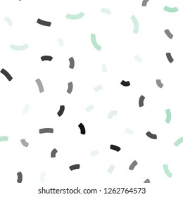 Light Green vector seamless background with abstract circles. Blurred geometric sample with gradient bubbles.  New composition for your brand book.