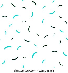 Light Green vector seamless background with wry lines. A completely new colorful illustration in simple style. New composition for your brand book.