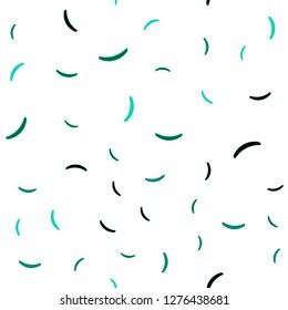 Light Green vector seamless background with lines. Colorful abstract illustration with gradient lines. Brand new design for your ads, poster, banner.