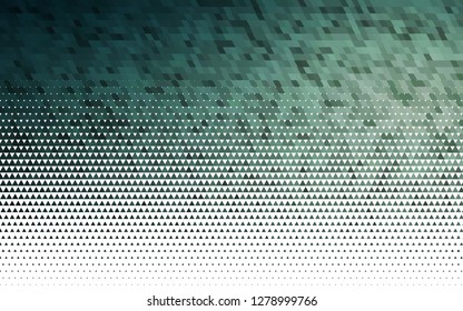 Light Green vector seamless background with triangles. Abstract gradient illustration with triangles. Trendy design for wallpaper, fabric makers.