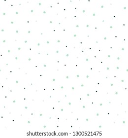 Light Green vector seamless background with bubbles. Abstract illustration with colored bubbles in nature style. Trendy design for wallpaper, fabric makers.