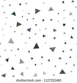 Light Green vector seamless cover in polygonal style. Modern abstract illustration with colorful triangles. Pattern for busines ad, booklets, leaflets