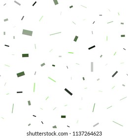 Light Green vector seamless cover in polygonal style. Illustration with set of colorful rectangles. Smart design for your business advert.