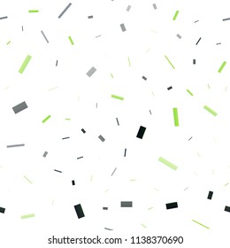 Light Green vector seamless cover in polygonal style. Illustration with set of colorful rectangles. Best design for your ad, poster, banner.
