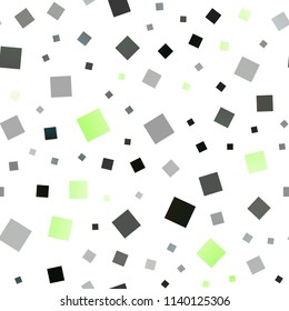Light Green vector seamless cover in polygonal style. Decorative design in abstract style with rectangles. Smart design for your business advert.
