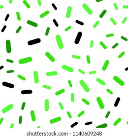 Light Green vector seamless cover with stright stripes. Blurred decorative design in simple style with lines. Best design for your ad, poster, banner.