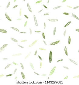 Light Green vector seamless cover with spots. Illustration with set of shining colorful abstract circles. Completely new template for your brand book.