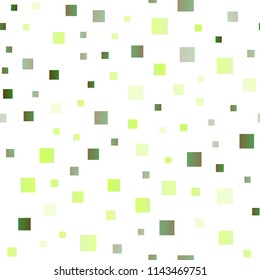 Light Green vector seamless cover in polygonal style. Rectangles on abstract background with colorful gradient. Best design for your ad, poster, banner.