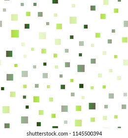 Light Green vector seamless cover in polygonal style. Rectangles on abstract background with colorful gradient. Modern template for your landing page.