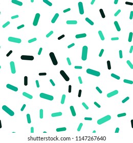 Light Green vector seamless cover with stright stripes. Decorative shining illustration with lines on abstract template. Pattern for ads, posters, banners.