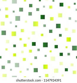 Light Green vector seamless cover in polygonal style. Illustration with set of colorful rectangles. Best design for your ad, poster, banner.