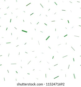 Light Green vector seamless cover with long lines. Decorative shining illustration with lines on abstract template. The pattern can be used for websites.