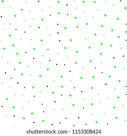 Light Green vector seamless cover with spots. Blurred bubbles on abstract background with colorful gradient. Design for textile, fabric, wallpapers.