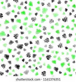 Light Green vector seamless cover with stright stripes. Shining colored illustration with sharp stripes. Pattern for ads, posters, banners.
