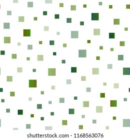 Light Green vector seamless cover in polygonal style. Modern abstract illustration with colorful rectangles. Modern template for your landing page.