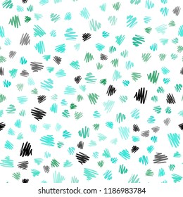 Light Green vector seamless cover with stright stripes. Decorative shining illustration with lines on abstract template. Best design for your ad, poster, banner.
