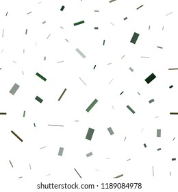 Light Green vector seamless cover in polygonal style. Abstract gradient illustration with rectangles. Smart design for your business advert.