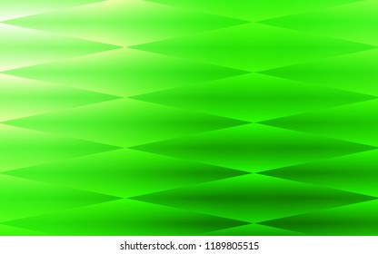 Light Green vector seamless cover in polygonal style. Rectangles on abstract background with colorful gradient. Pattern for design of fabric, wallpapers.