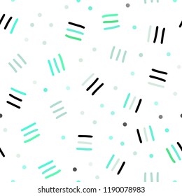 Light Green vector seamless cover with abstract shapes. Trendy seamless illustration with abstract lines. Template for business cards, websites.