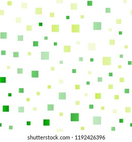 Light Green vector seamless cover in polygonal style. Glitter abstract illustration with rectangular shapes. Best design for your ad, poster, banner.