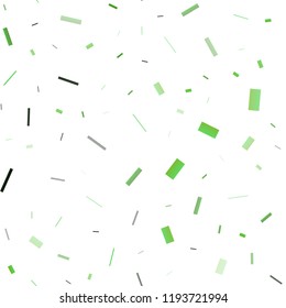 Light Green vector seamless cover in polygonal style. Abstract gradient illustration with rectangles. Smart design for your business advert.