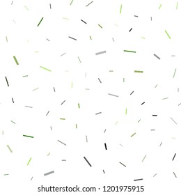 Light Green vector seamless cover with long lines. Shining colored illustration with narrow lines. The template can be used as a background.