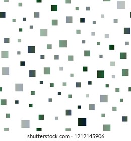 Light Green vector seamless cover in polygonal style. Modern abstract illustration with colorful rectangles. The template can be used as a background.