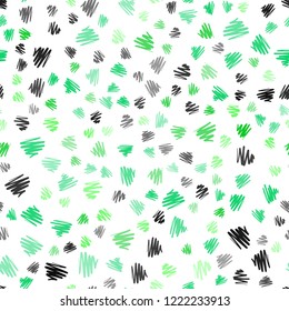 Light Green vector seamless cover with stright stripes. Blurred decorative design in simple style with lines. Pattern for ads, posters, banners.