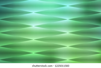 Light Green vector seamless cover in polygonal style. Abstract gradient illustration with rectangles. Pattern for trendy fabric, wallpapers.