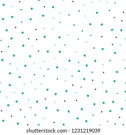 Light Green vector seamless cover with spots. Beautiful colored illustration with blurred circles in nature style. Pattern for trendy fabric, wallpapers.